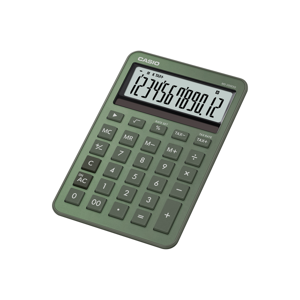 Calculadora de Escritorio - CASIO MS-200DQ-GN