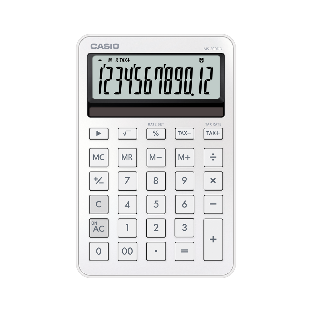 Calculadora de Escritorio - CASIO MS-200DQ-WE