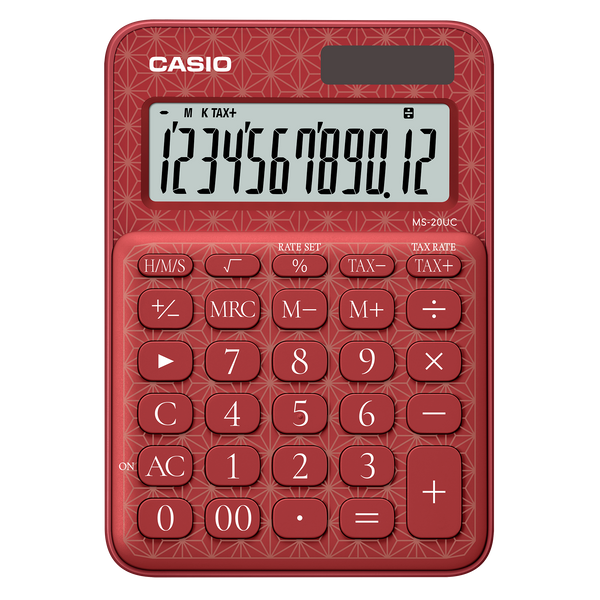Calculadora Mini de Escritorio 60 Aniversario - CASIO MS-20UC-JRD