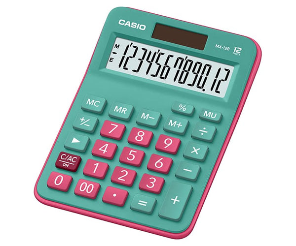 Calculadora Mini de Escritorio - CASIO MX-12B-GNRD