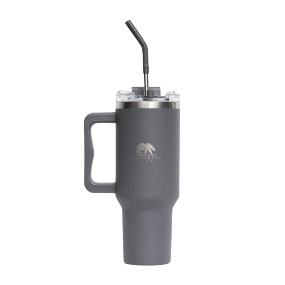 Termo Gris Pajilla 40 onz - WATERBEAR