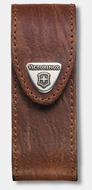 ESTUCHE CUERO 2-4/VELCRO CAFE
