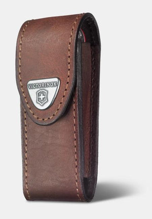 ESTUCHE CUERO 4-6/VELCRO CAFE - VICTORINOX