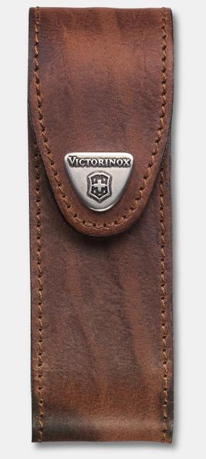 ESTUCHE CUERO 4-6/VELCRO CAFE - VICTORINOX