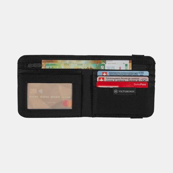TA 5.0 BI-FOLD WALLET RFID BLACK - VICTORINOX