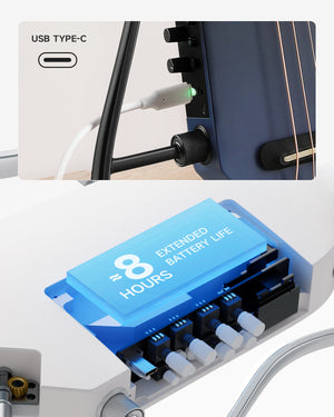 Donner HUSH™ I PRO - Guitarra de viaje