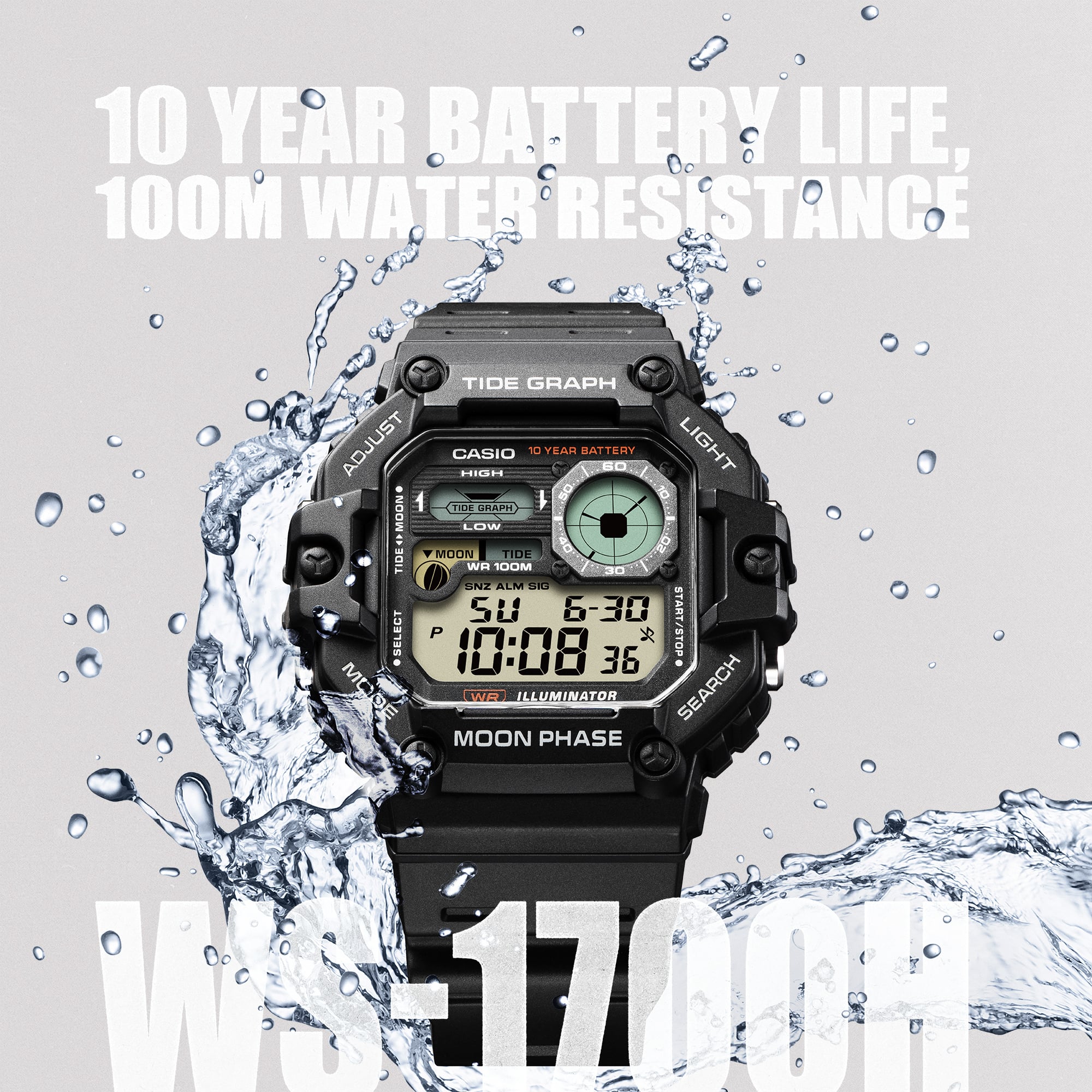 Reloj - CASIO WS-1700H-1AV