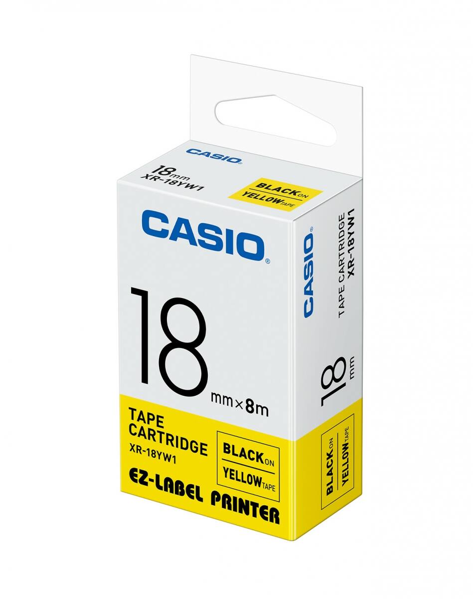 CASIO XR-18YW1- Cinta para Etiquetadora