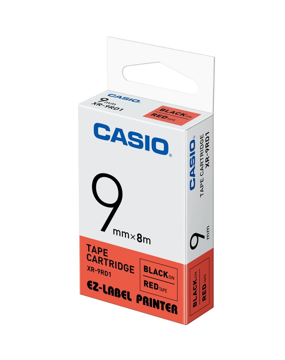 CASIO XR-9RD1- Cinta para Etiquetadora