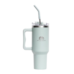 Termo Menta Pajilla 40 onz - WATERBEAR