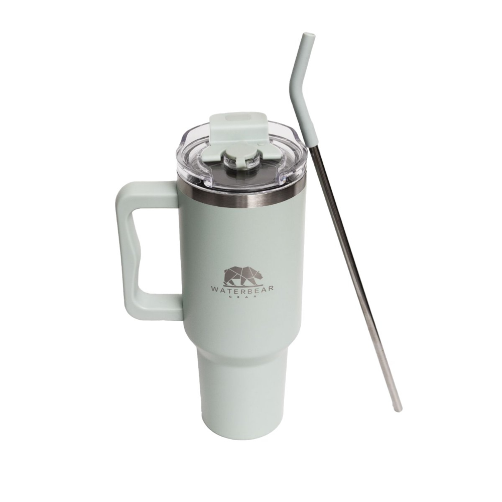 Termo Menta Pajilla 40 onz - WATERBEAR