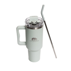 Termo Menta Pajilla 40 onz - WATERBEAR