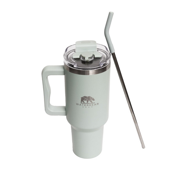 Termo Menta Pajilla 40 onz - WATERBEAR