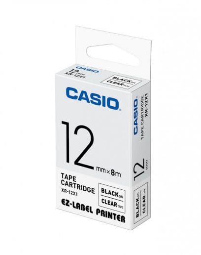 Casio XR-12 - Cinta para Etiquetadora KL-60