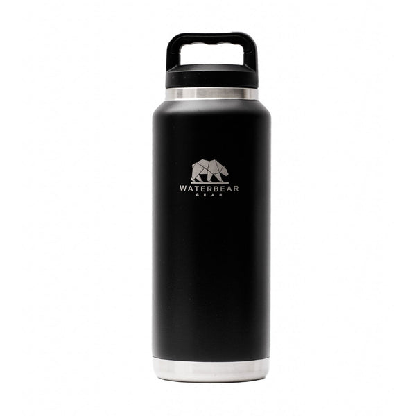 Botella Deportiva Negro 36 onz - WATERBEAR