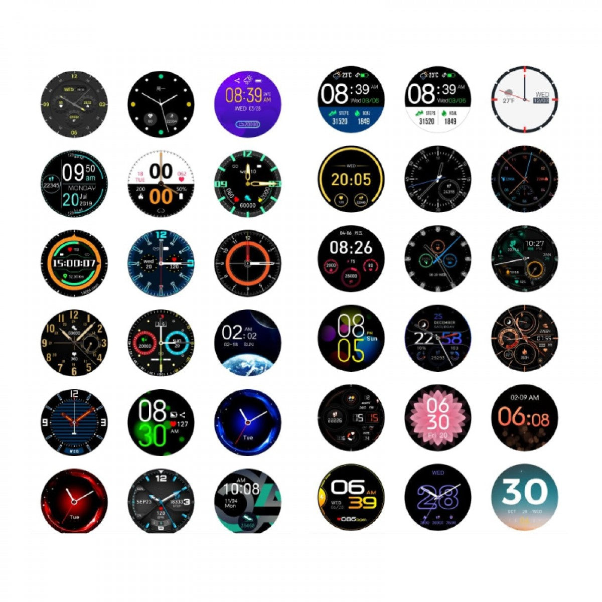 Reloj Inteligente T6 Negro - Molvu