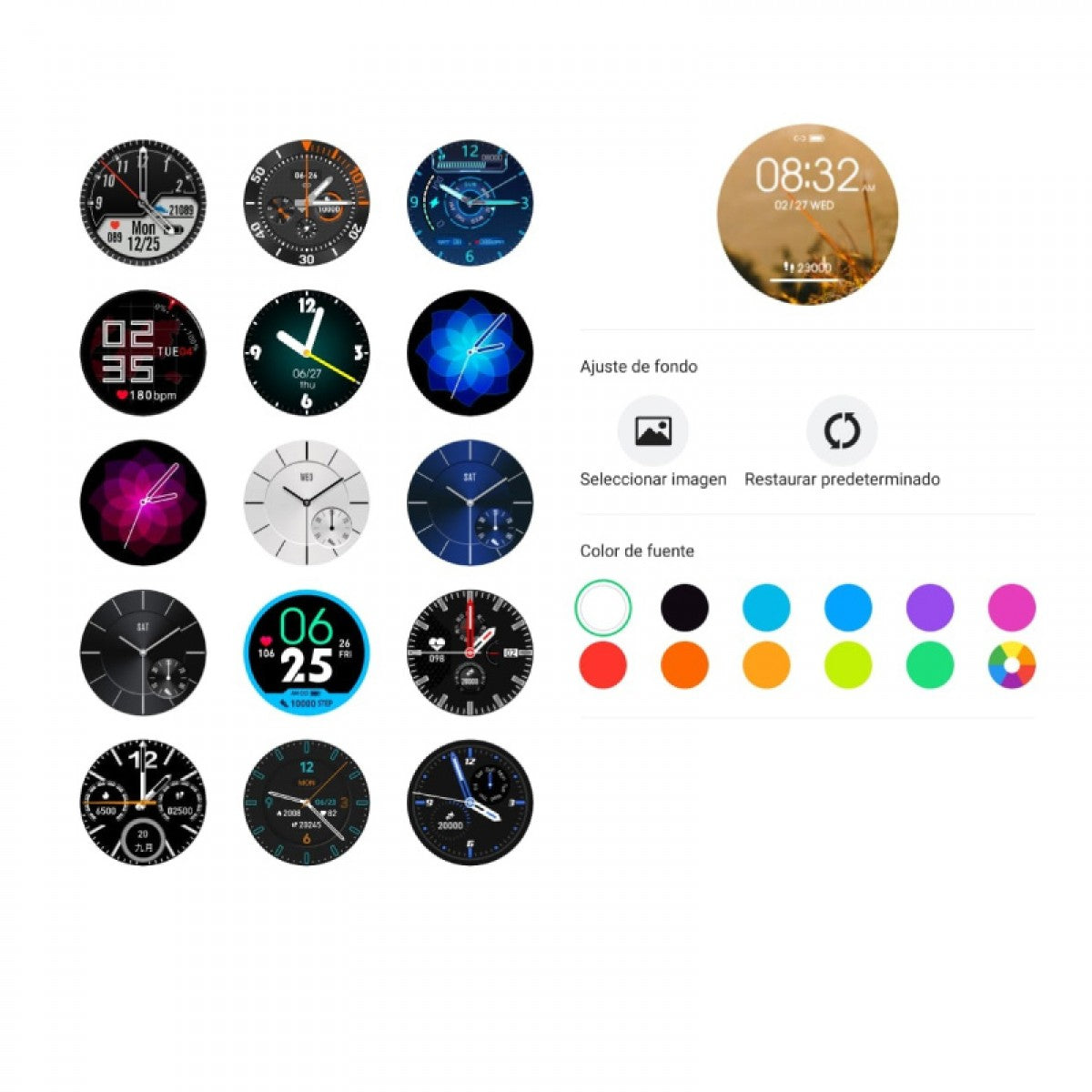 Reloj Inteligente T6 Negro - Molvu