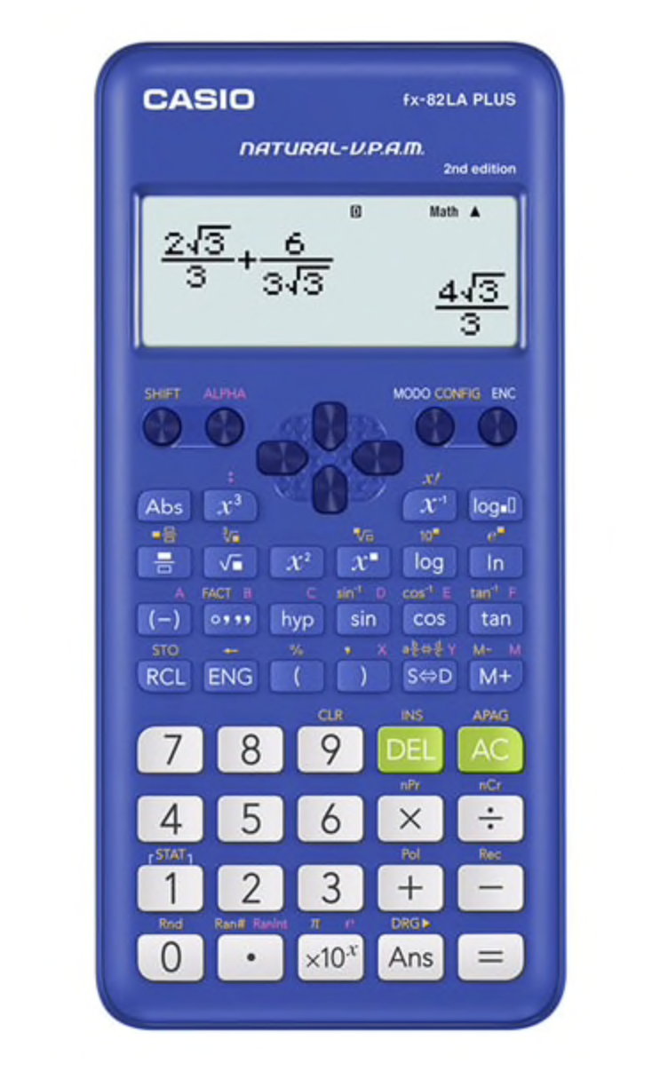 Calculadora Científica - CASIO fx-82LAPLUS2-BU