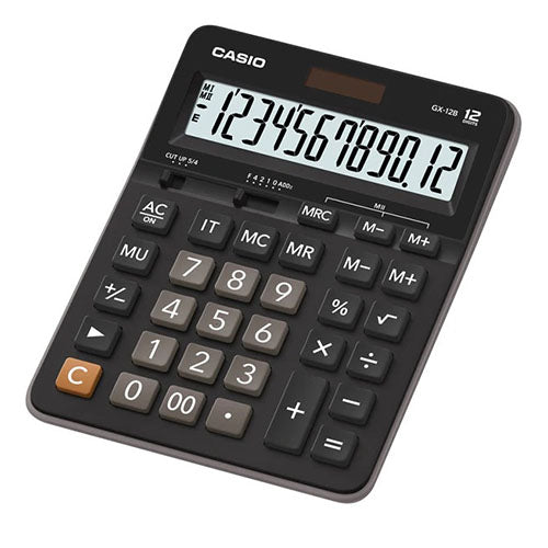 Calculadora de Escritorio - CASIO GX-12B-BK