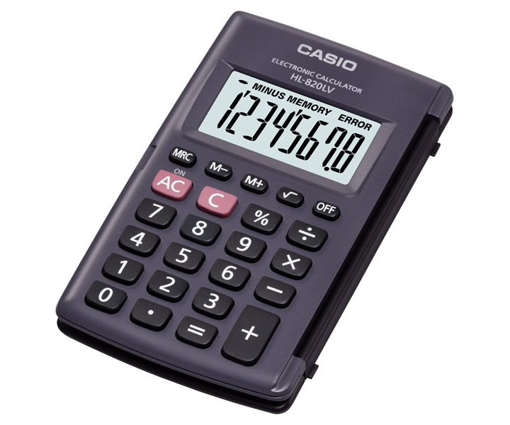Calculadora Portátil - CASIO HL-820LV-BK