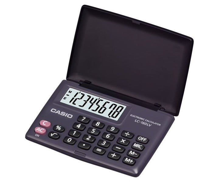 Calculadora Portátil - CASIO LC-160LV-BK