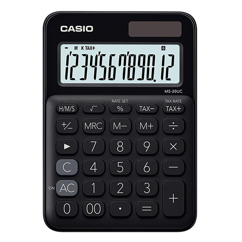 Calculadora Mini de Escritorio - CASIO MS-20UC-BK