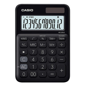 Calculadora Mini de Escritorio - CASIO MS-20UC-BK