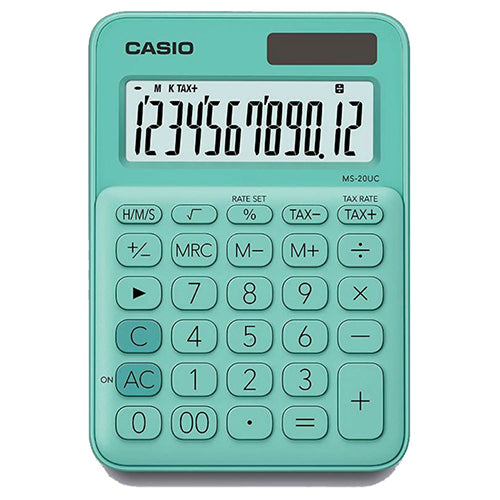 Calculadora Mini de Escritorio - CASIO MS-20UC-GN