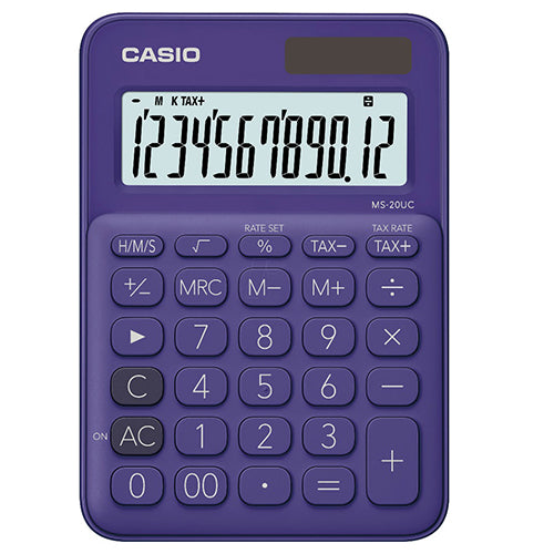 Calculadora Mini de Escritorio - CASIO MS-20UC-PL