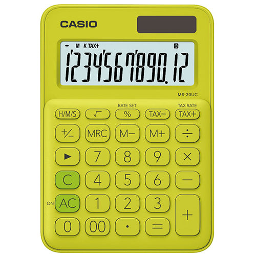 Calculadora Mini de Escritorio - CASIO MS-20UC-YG