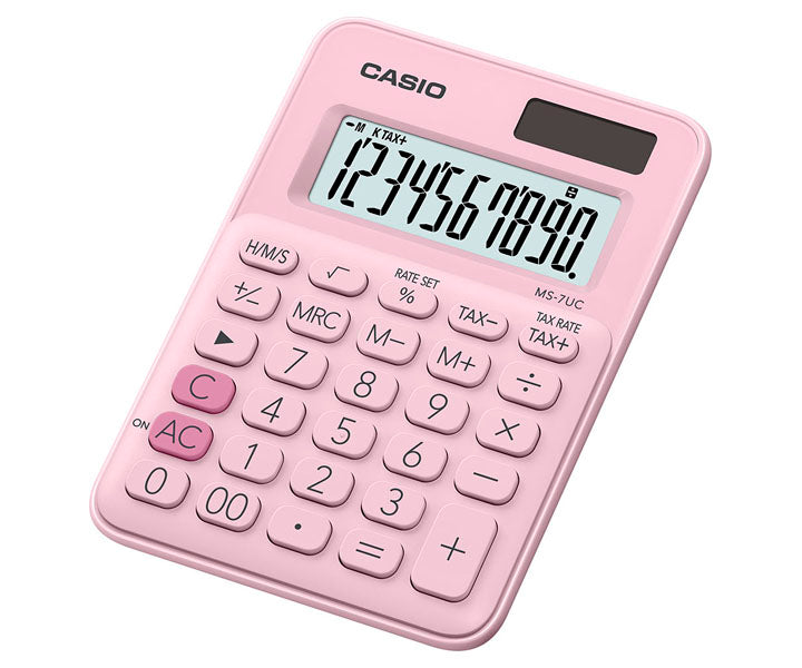 Calculadora Mini de Escritorio - CASIO MS-7UC-PK