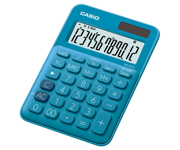 Calculadora Mini de Escritorio - CASIO MS-20UC-BU