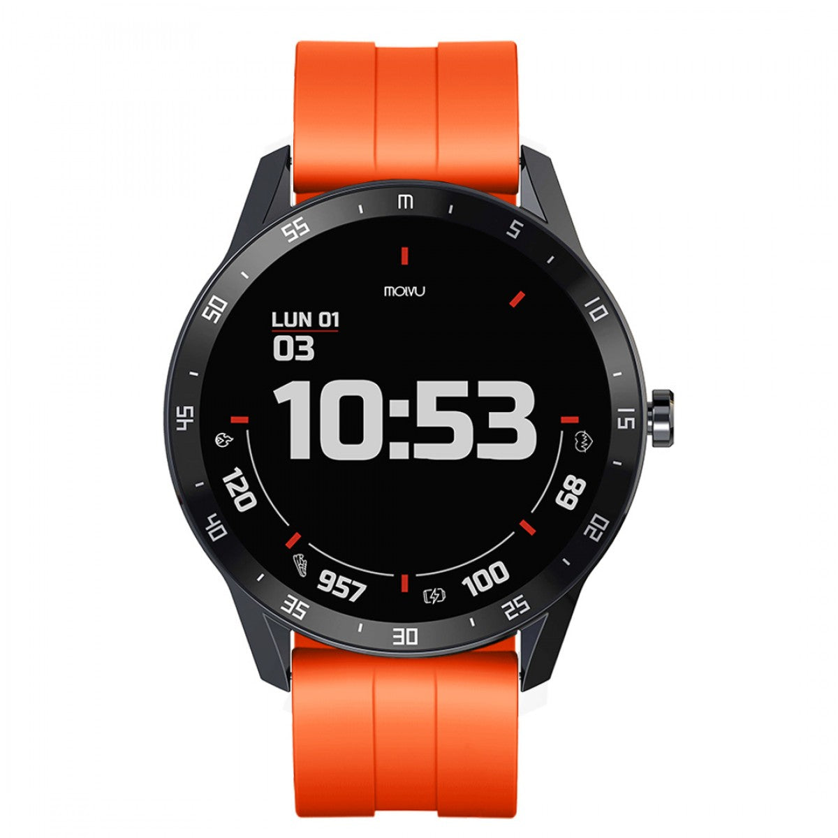 Reloj Inteligente T6 Naranja - Molvu