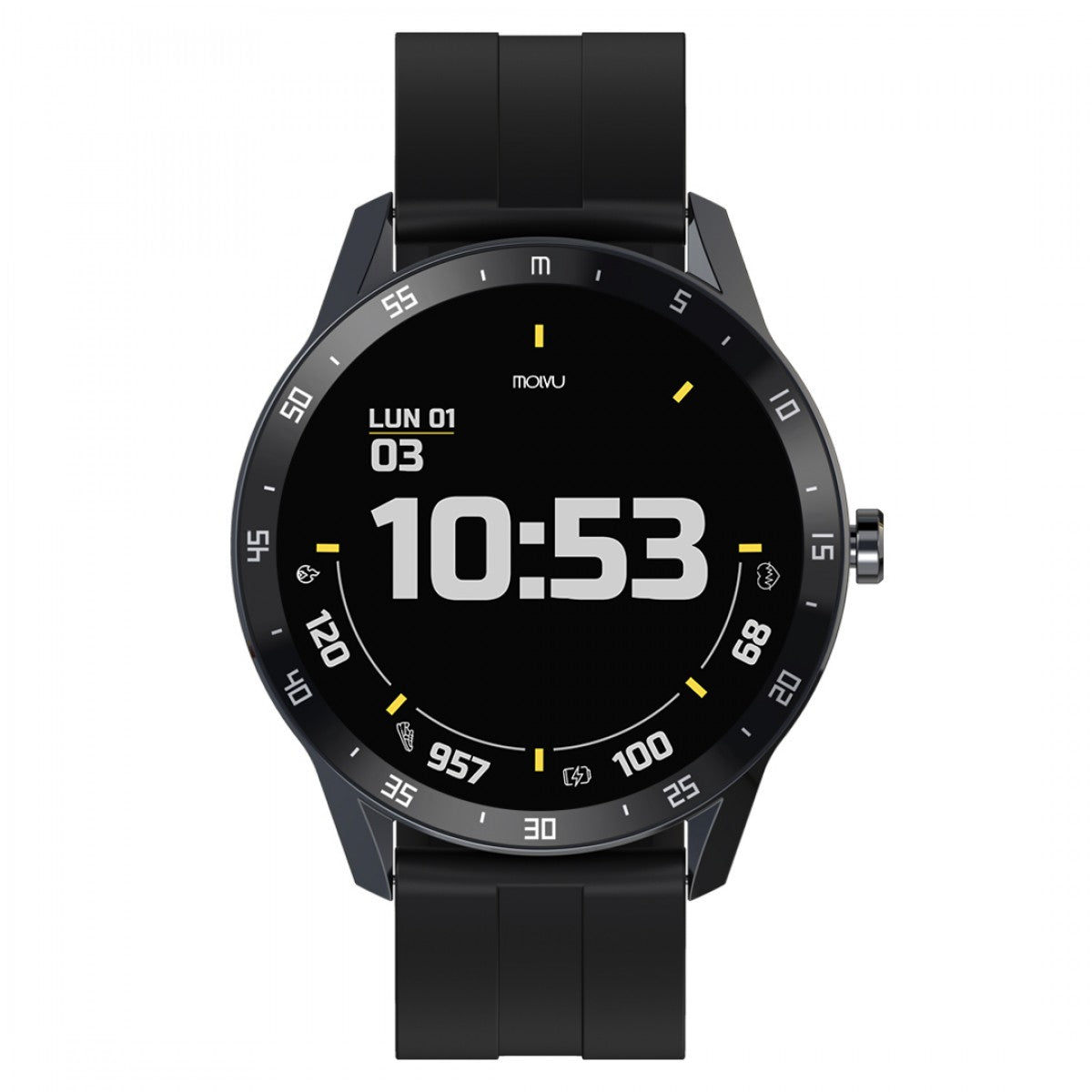 Reloj Inteligente T6 Negro - Molvu