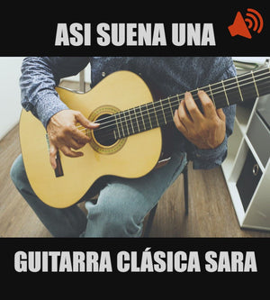 Guitarra clásica para niño - SARA AC30-BK/BAG