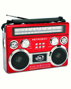 RetroBox™ Altavoz Portátil Bluetooth - Dolphin