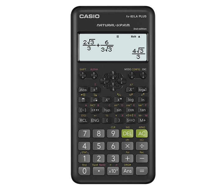 Calculadora Científica - CASIO FX-82LAPLUS2-BK